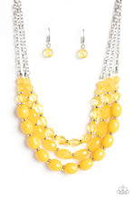 Load image into Gallery viewer, Paparazzi ~ Tropical Hideaway ~ Yellow Necklace and Bracelet Set