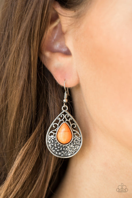 Paparazzi ~ Tucson Tunes ~ Orange Earrings