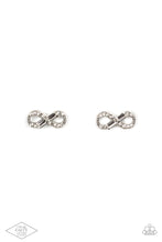 Load image into Gallery viewer, Paparazzi ~ Turn Of The Century ~ White Infinity Post Earrings