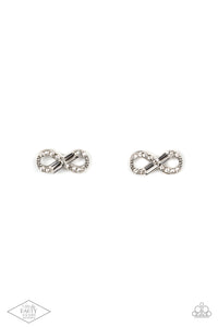 Paparazzi ~ Turn Of The Century ~ White Infinity Post Earrings