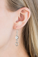 Load image into Gallery viewer, Paparazzi ~ Valentines Day Drama ~ White Necklace Set