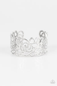 Paparazzi ~ Victorian Gardens ~ White Cuff Bracelet
