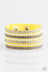 Paparazzi ~ Victory Shine ~ Yellow Urban Bracelet