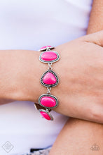 Load image into Gallery viewer, Paparazzi ~ Viva La VIVID ~ Pink Necklace and Bracelet Set (Fashion Fix Exclusive)
