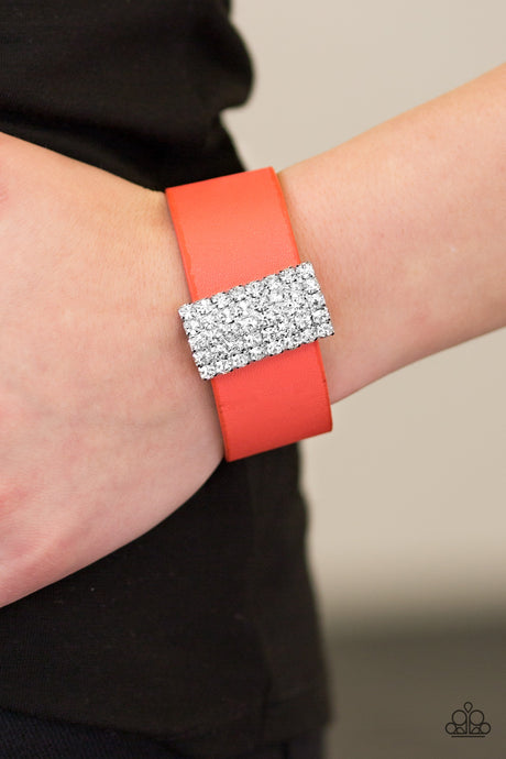Paparazzi ~ Walk The CATWALK ~ Orange Urban Bracelet