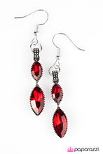 Load image into Gallery viewer, Paparazzi ~ Wandering Star ~ Red Earrings