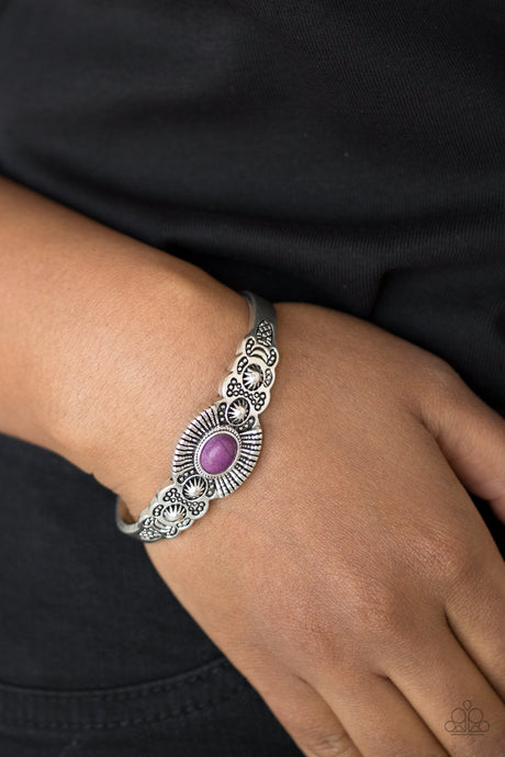 Paparazzi ~ Wide Open Mesas ~ Purple Cuff Bracelet