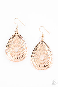 Paparazzi ~ You Look GRATE! ~ Gold Earrings