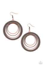 Load image into Gallery viewer, Paparazzi ~ Totally Textured ~ Copper Earrings