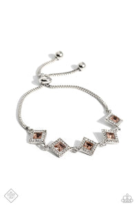 Paparazzi ~ Exclusive Exhibit ~ Orange Bracelet (Fashion Fix Exclusive)