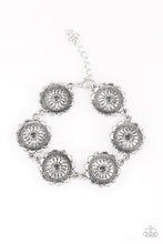 Load image into Gallery viewer, Paparazzi ~ Funky Flower Child ~ Silver Bracelet