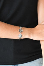 Load image into Gallery viewer, Paparazzi ~ Funky Flower Child ~ Silver Bracelet