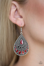 Load image into Gallery viewer, Paparazzi ~ Westside Wildside ~ Red Earrings