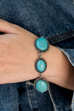 Load image into Gallery viewer, Paparazzi ~ Simply Santa Fe ~ Fashion Fix Complete Trend Blend ~ Blue Turquoise Blue  &amp; Silver Necklace Set