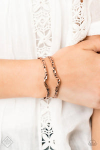 Paparazzi ~ Simply Santa Fe ~ Fashion Fix Complete Trend Blend ~ Copper & Blue Turquoise Necklace Set