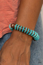 Load image into Gallery viewer, Paparazzi ~ Simply Santa Fe ~ Fashion Fix Complete Trend Blend ~ Blue Turquoise and Copper Necklace Set