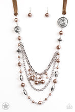 Load image into Gallery viewer, Paparazzi - All The Trimmings - Brown Necklace - Klassy Jewelz Boutique