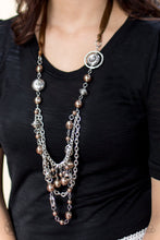 Load image into Gallery viewer, Paparazzi - All The Trimmings - Brown Necklace - Klassy Jewelz Boutique