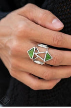 Load image into Gallery viewer, Paparazzi ~ Sunset Sightings ~ Fashion Fix Complete Trend Blend  ~ Silver and Green Necklace Set