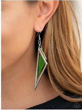 Load image into Gallery viewer, Paparazzi ~ Sunset Sightings ~ Fashion Fix Complete Trend Blend  ~ Silver and Green Necklace Set