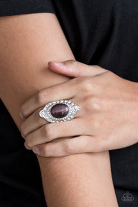 Paparazzi - Riviera Royalty - Purple Moonstone Ring - Klassy Jewelz Boutique