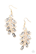 Load image into Gallery viewer, Paparazzi ~ Ice Garden Gala ~ Gold Earrings