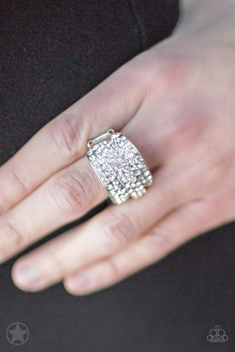 Paparazzi - The Millionaires Club - White Ring - Klassy Jewelz Boutique