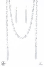 Load image into Gallery viewer, Paparazzi - SCARFed for Attention - Silver Necklace - Klassy Jewelz Boutique