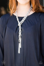 Load image into Gallery viewer, Paparazzi - SCARFed for Attention - Silver Necklace - Klassy Jewelz Boutique