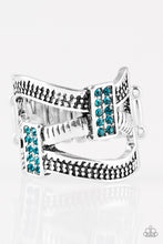 Load image into Gallery viewer, Paparazzi - Urban Upscale - Blue Ring - Klassy Jewelz Boutique