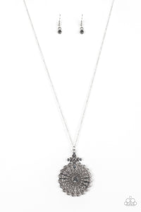Paparazzi - Walk On The WILDFLOWER Side - Silver Necklace - Klassy Jewelz Boutique