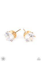 Load image into Gallery viewer, Paparazzi ~ Just In TIMELESS ~ Gold Post Earrings (Blockbuster)