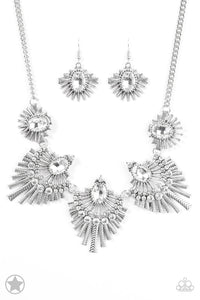 Paparazzi - Miss YOU-niverse - Silver Necklace - Klassy Jewelz Boutique
