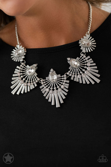 Paparazzi - Miss YOU-niverse - Silver Necklace - Klassy Jewelz Boutique