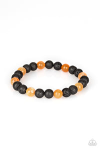 Paparazzi - Top Ten Zen - Orange  Urban Bracelet - Klassy Jewelz Boutique