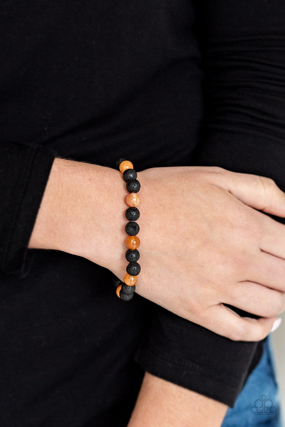 Paparazzi - Top Ten Zen - Orange  Urban Bracelet - Klassy Jewelz Boutique