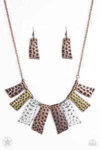 Paparazzi - A Fan of the Tribe Necklace - Klassy Jewelz Boutique