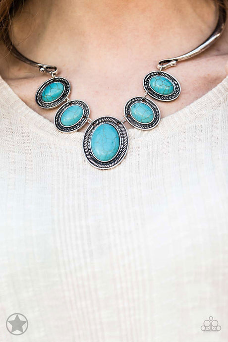 Paparazzi -  River Ride - Blue Necklace - Klassy Jewelz Boutique