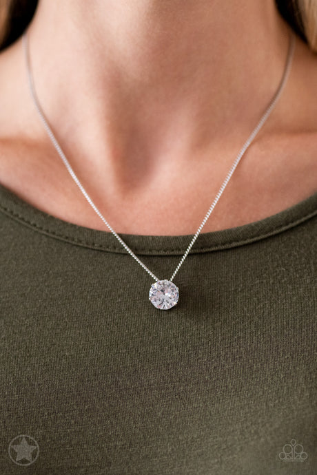 Paparazzi - What A Gem - White Necklace - Klassy Jewelz Boutique