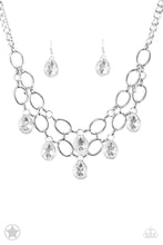 Load image into Gallery viewer, Paparazzi - Show-Stopping Shimmer - White Necklace - Klassy Jewelz Boutique