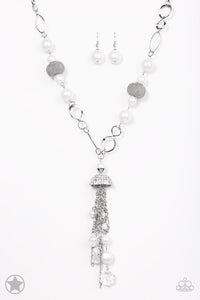 Paparazzi - Designated Diva - White Necklace - Klassy Jewelz Boutique
