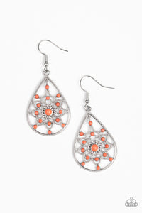 Paparazzi - A Flair For Fabulous - Orange Earrings - Klassy Jewelz Boutique