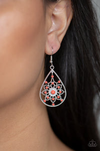 Paparazzi - A Flair For Fabulous - Orange Earrings - Klassy Jewelz Boutique