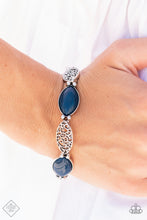 Load image into Gallery viewer, Paparazzi ~ Date Night Nouveau ~ Blue Necklace &amp; Bracelet Set (Fashion fix Exclusive)