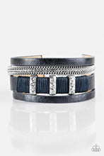 Load image into Gallery viewer, Paparazzi ~ FAME Night ~ Blue Urban Bracelet