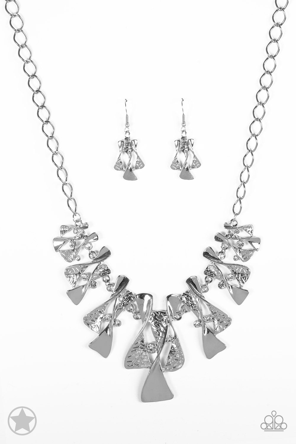 Paparazzi - The Sands of Time - Silver Necklace - Klassy Jewelz Boutique