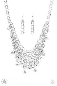Paparazzi - Fishing for Compliments - Silver Necklace - Klassy Jewelz Boutique