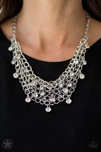 Paparazzi - Fishing for Compliments - Silver Necklace - Klassy Jewelz Boutique