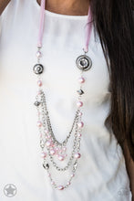 Load image into Gallery viewer, Paparazzi - All The Trimmings - Pink Necklace - Klassy Jewelz Boutique