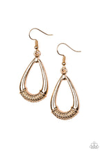 Load image into Gallery viewer, Paparazzi ~ Trending Texture ~ Gold Earrings